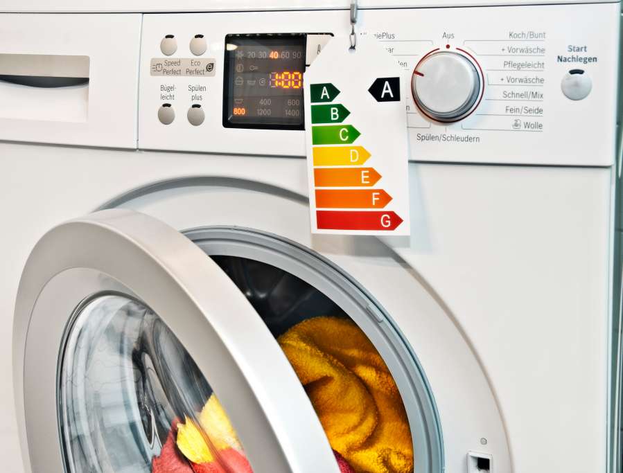 Energieeffizienzklassen einer Waschmaschine