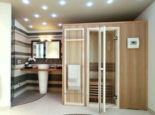 Sauna im Badezimmer