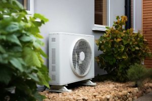 Die MONO-Split-Wärmepumpe ermöglicht eine effiziente Nutzung der Umgebungswärme zum Heizen oder Kühlen eines Gebäudes