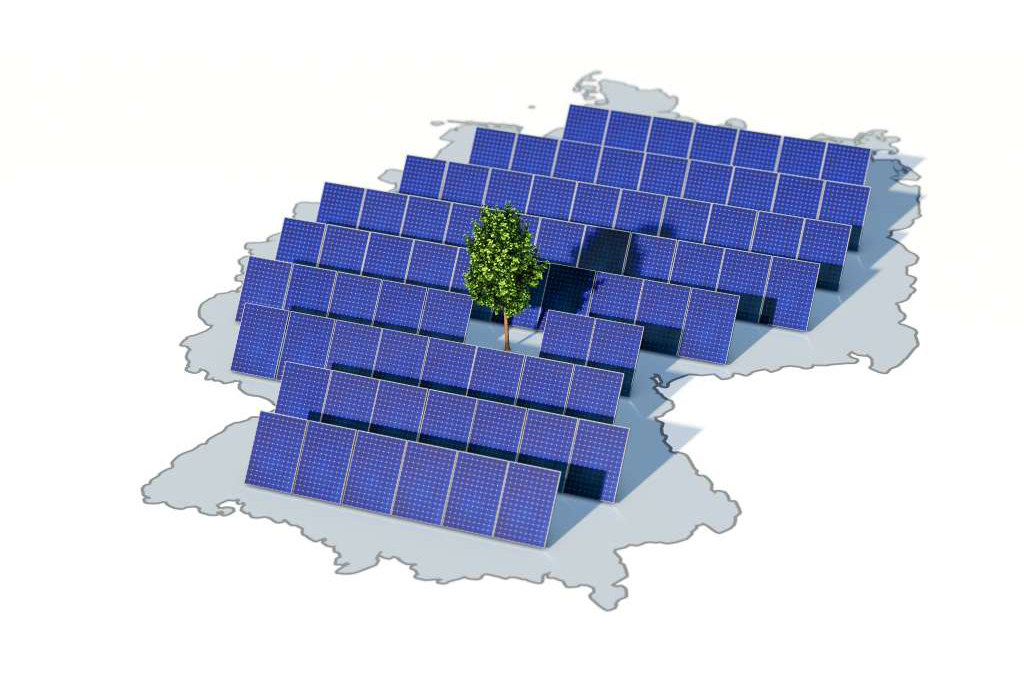 Bis 2040 sollen 400 Gigawatt Solarstromleistung in Deutschland installiert sein