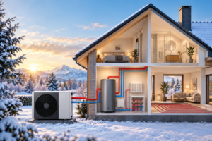Eine korrekt dimensionierte Wärmepumpe sorgt für maximale Effizienz, niedrige Betriebskosten und eine lange Lebensdauer – die Heizlastberechnung bildet dafür die Grundlage.