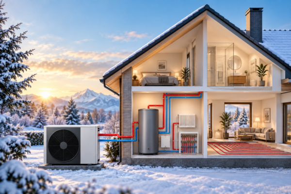 Eine korrekt dimensionierte Wärmepumpe sorgt für maximale Effizienz, niedrige Betriebskosten und eine lange Lebensdauer – die Heizlastberechnung bildet dafür die Grundlage.