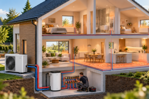 Photovoltaik ohne Förderung: So lassen sich kleinere Anlagen ab 2027 betreiben Ein fachgerechter hydraulischer Abgleich optimiert die Wärmeverteilung im Haus und steigert die Effizienz der Wärmepumpe.